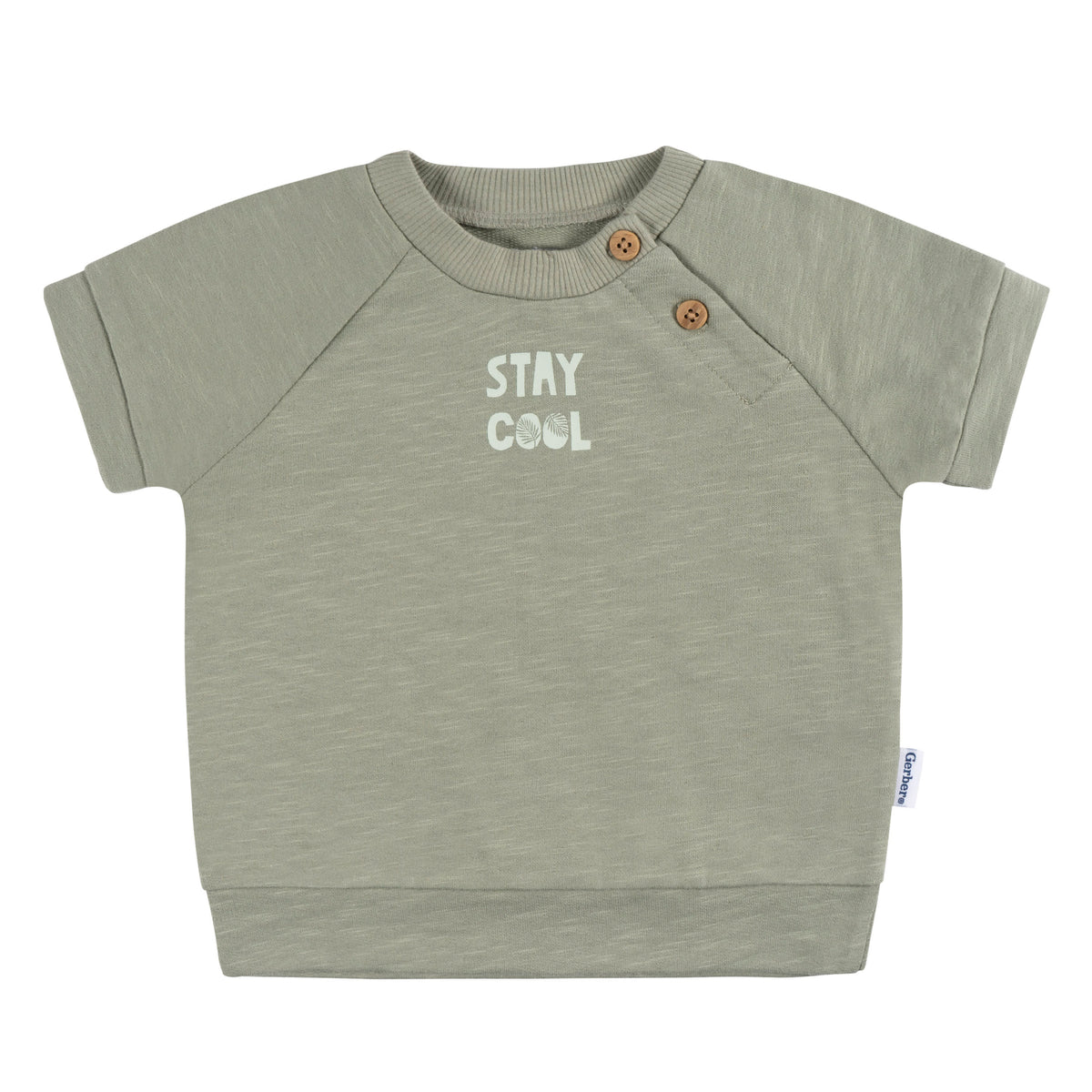 2-Piece Baby Boys Palms T-Shirt and Shorts, view 2