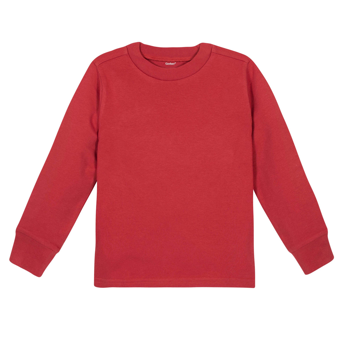 Premium Long Sleeve Tee in Red