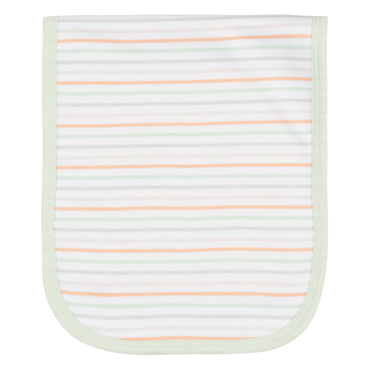 4- Baby Neutral Vegetables Burp Cloths, view 2