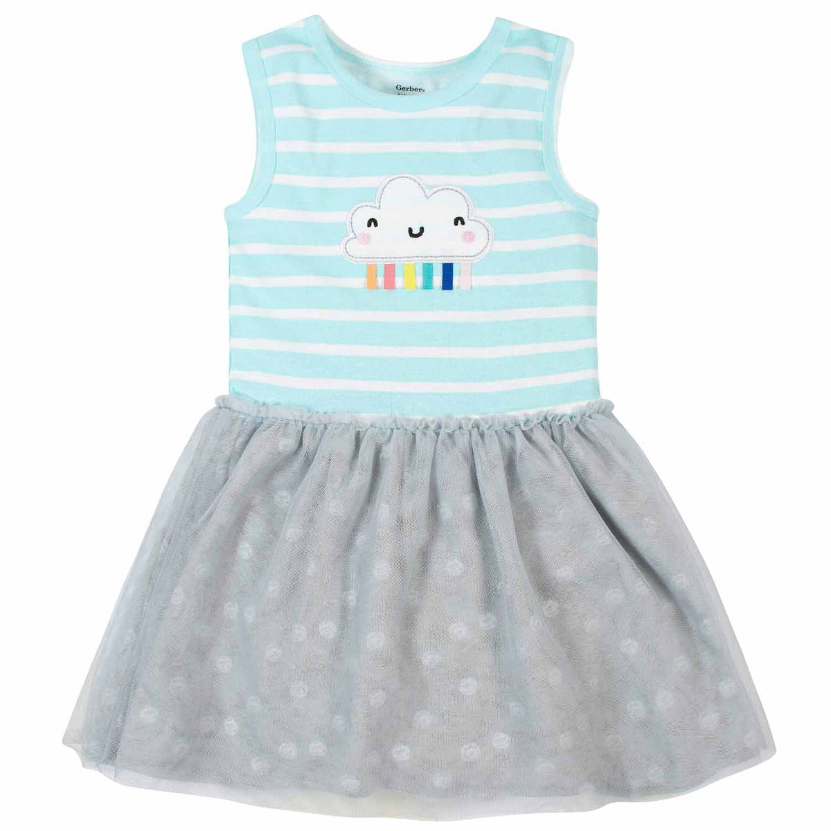 2-Piece Toddler Girls Cloud Dress Set, view 2