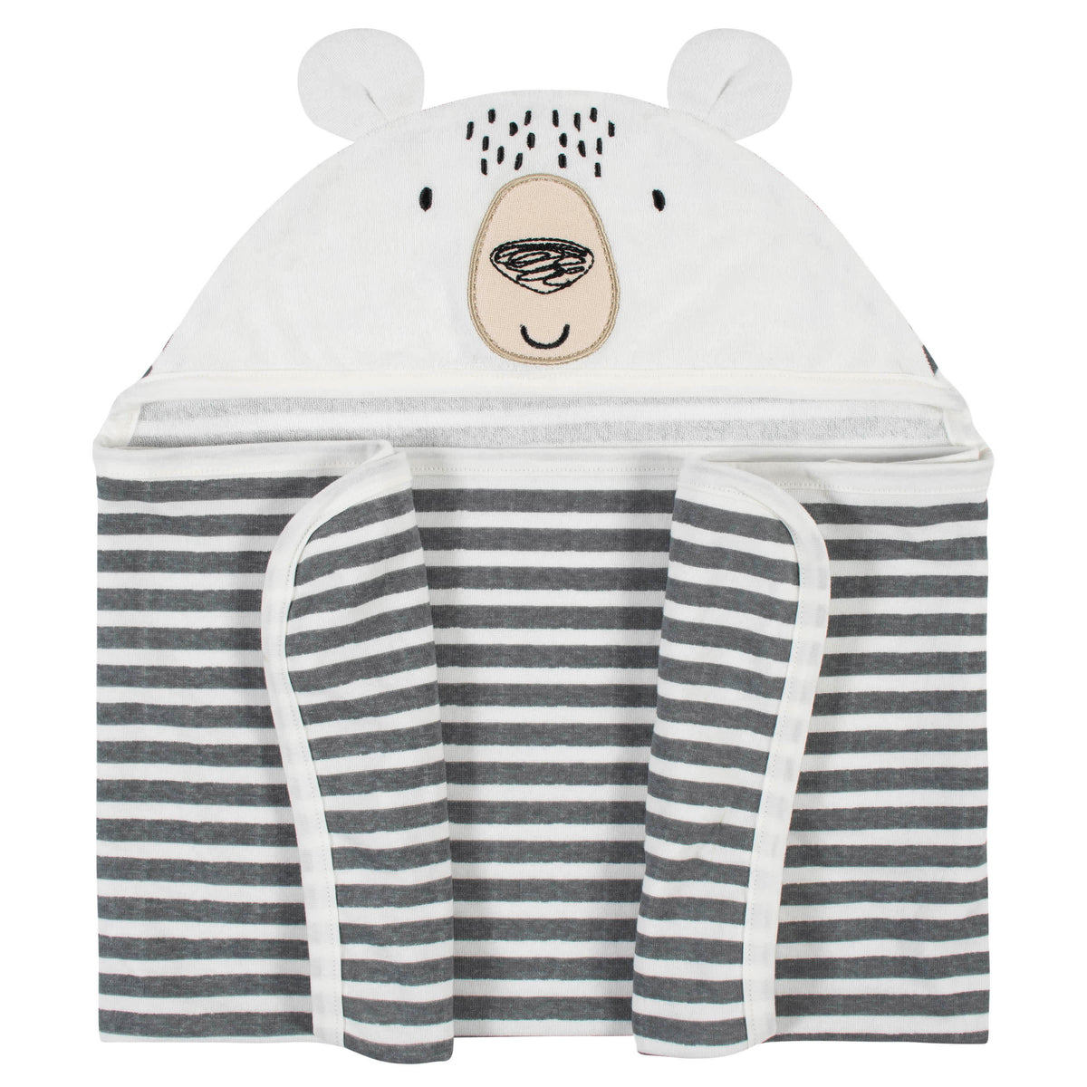 Baby Boys Bear Bath Wrap