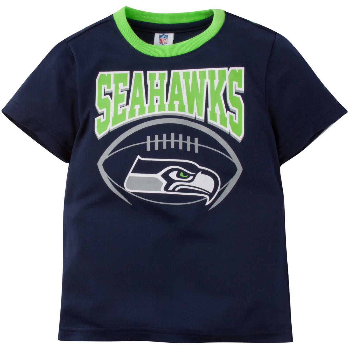 Toddler Boys Seahawks Short Sleeve Performance Tee