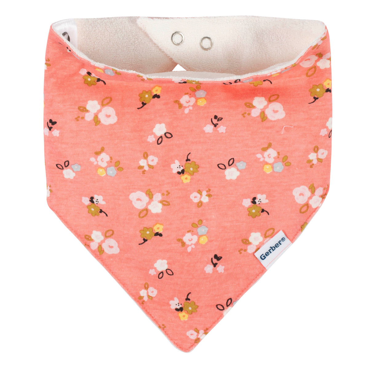 4-Pack Baby Girls Ballerina Bandana Bibs, view 3