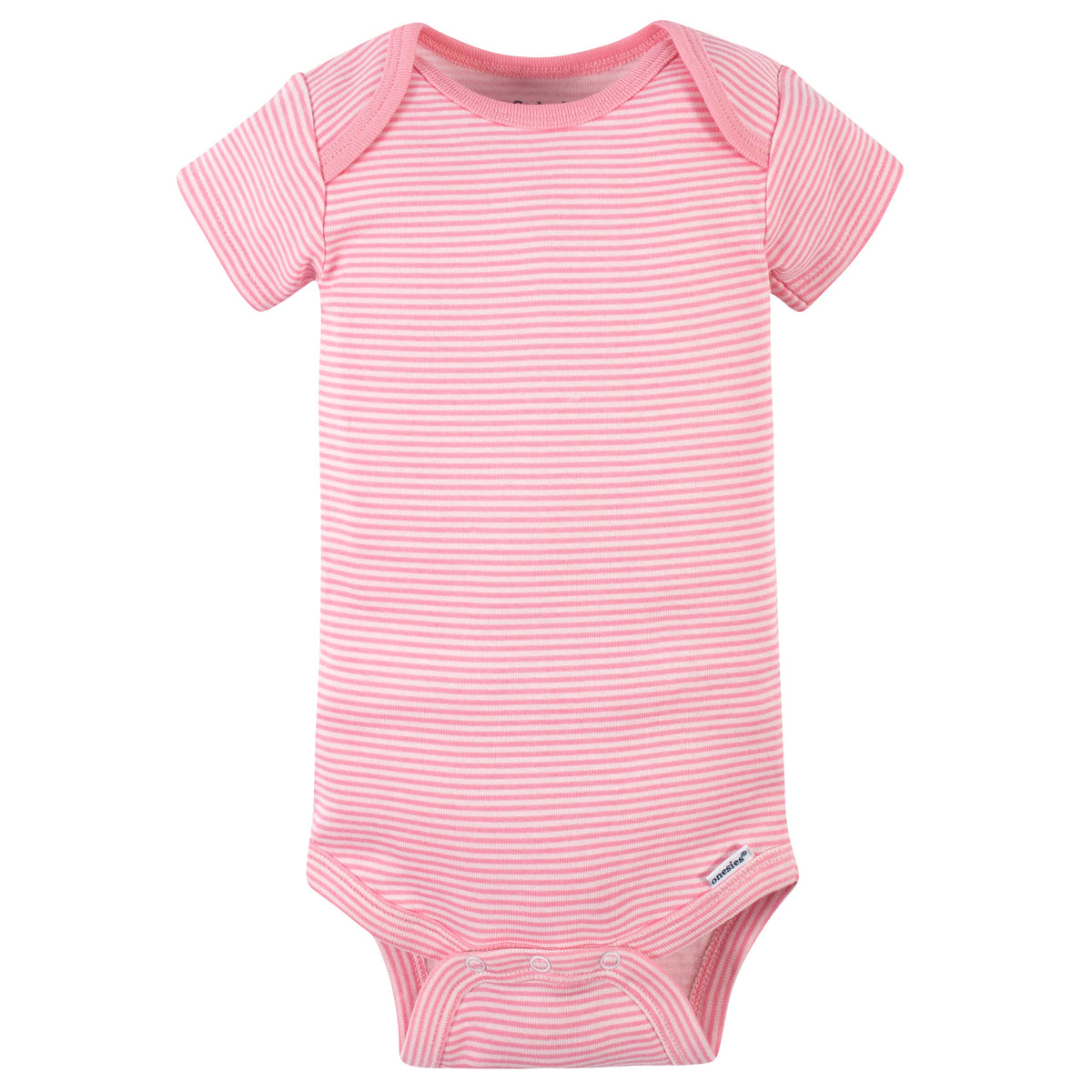 8-Pack Baby Girls Leopard Short Sleeve Onesies Bodysuits, view 9