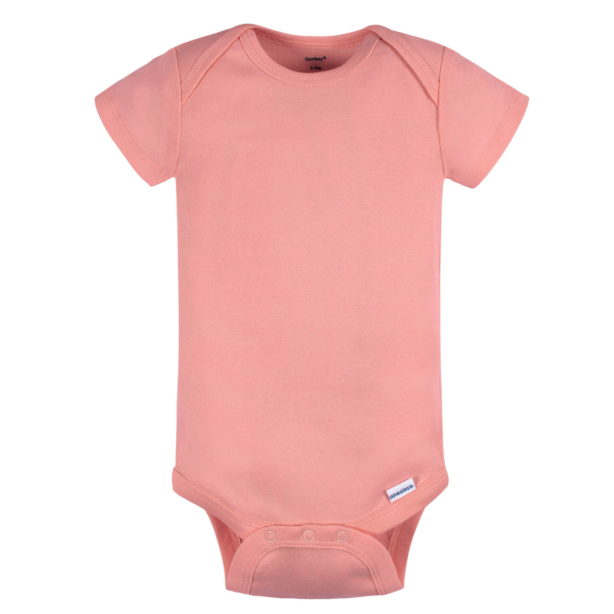 5-Pack Mauve Pink Premium Short Sleeve Onesies Bodysuits, view 2