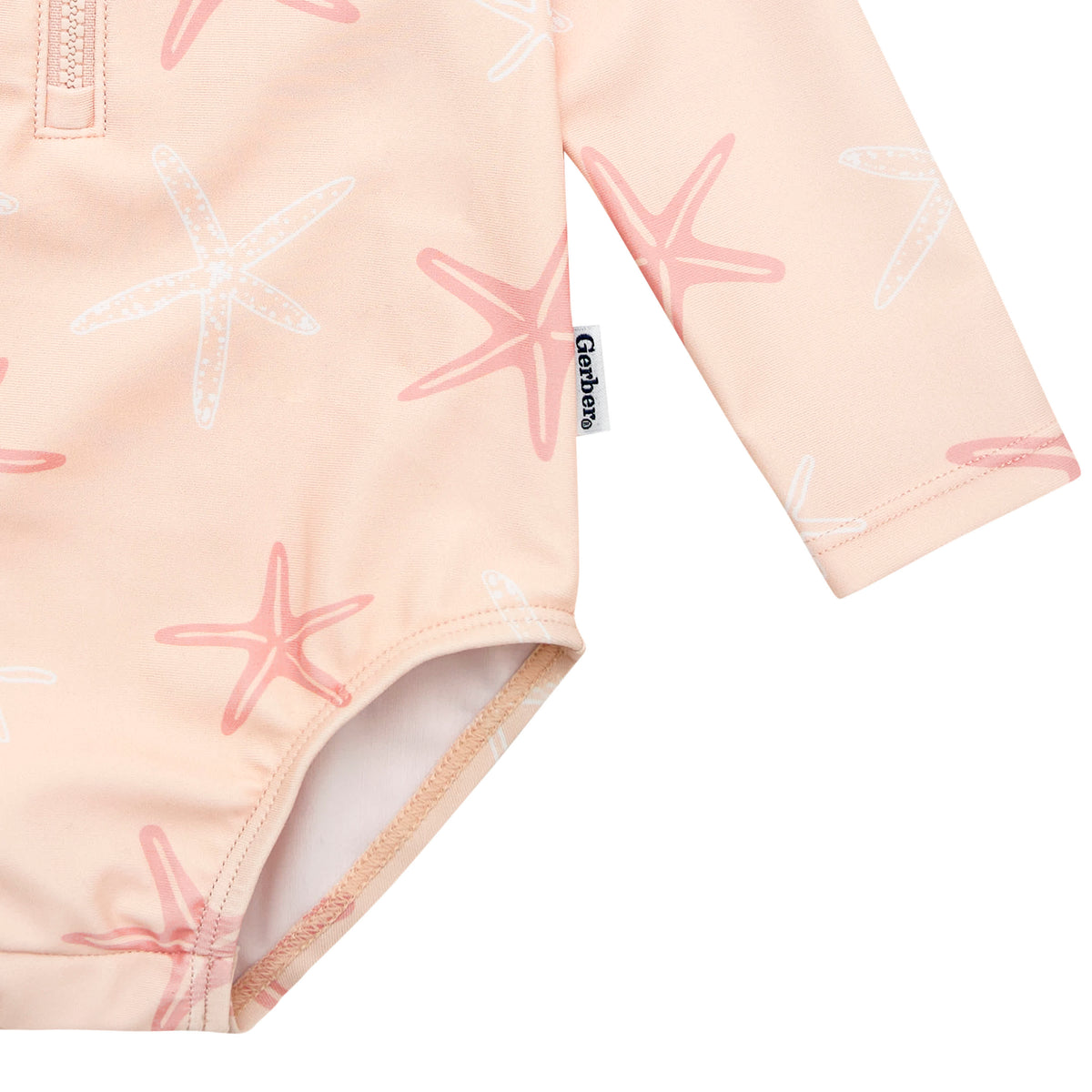 Baby Girls Starfish Rashguard, view 5