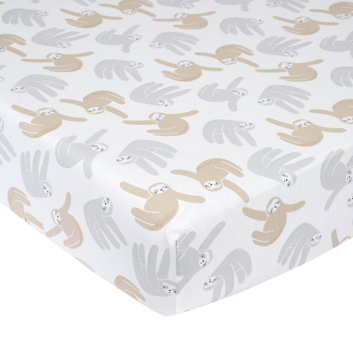 Baby Neutral Sloth Ombre Printed Sheet