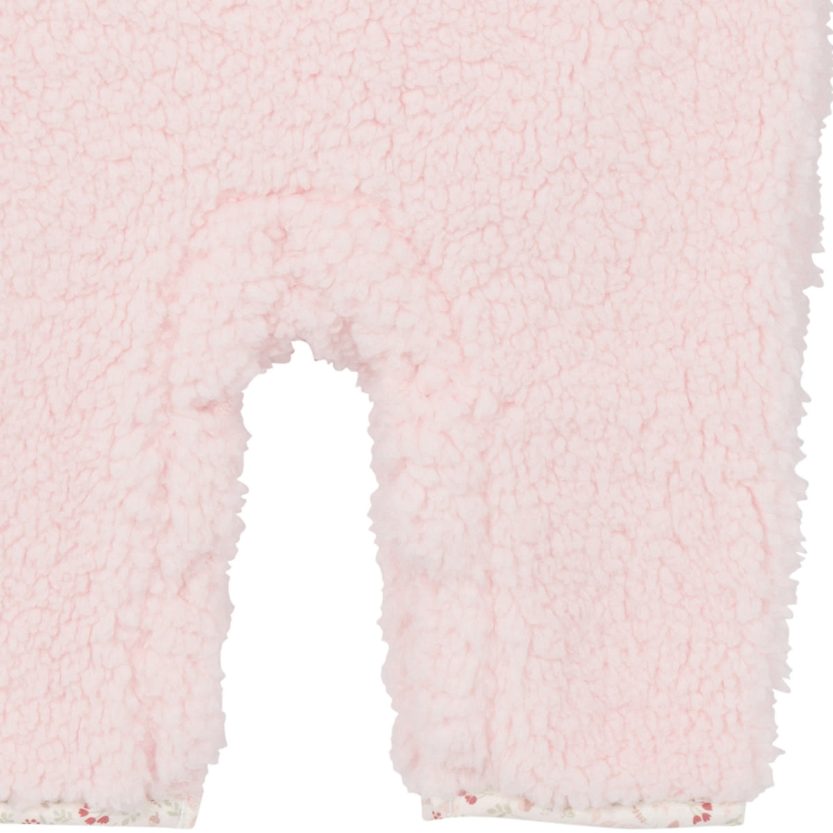 Baby Girls Pink Fleece Romper, view 5