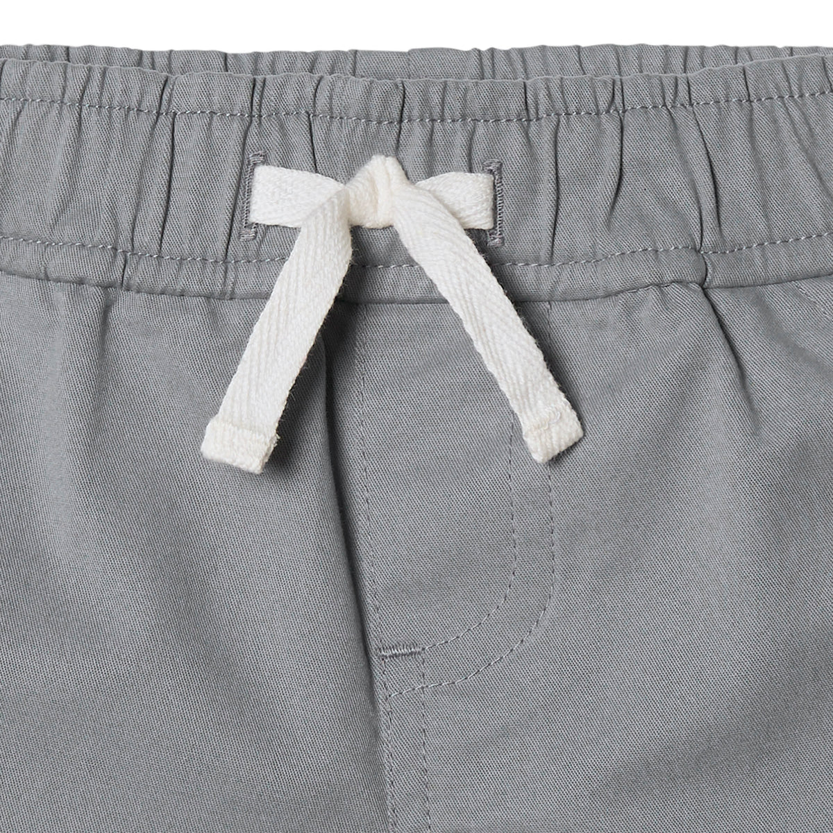 2-Pack Baby & Toddler Boys Grey and Blue Twill Shorts, view 6