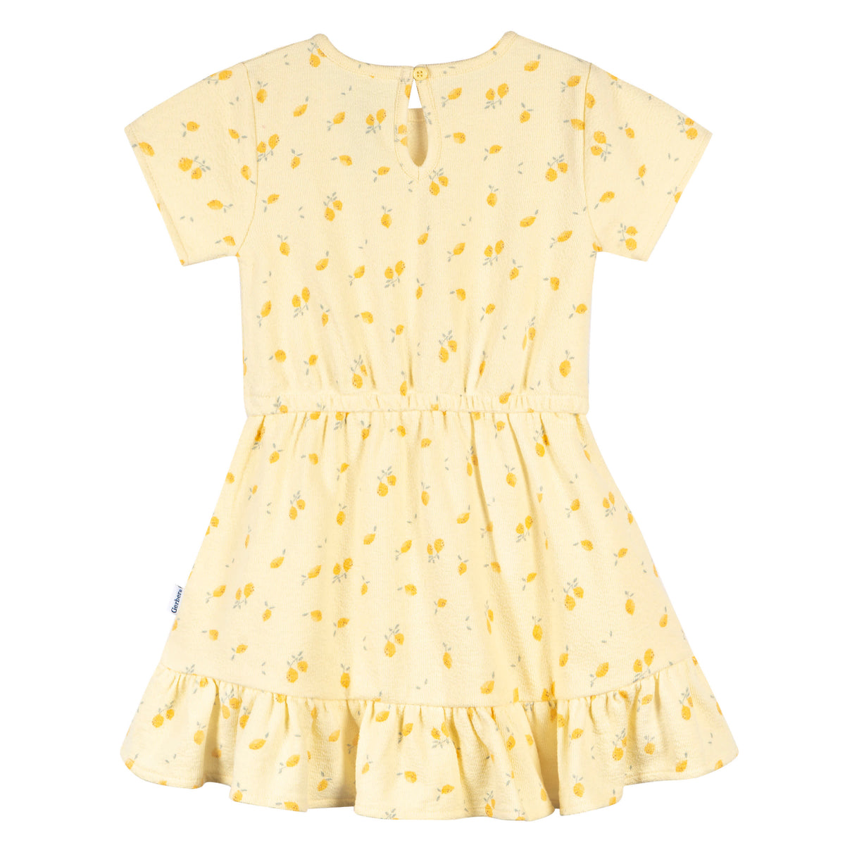 Toddler Girls Lemons Dress, view 3