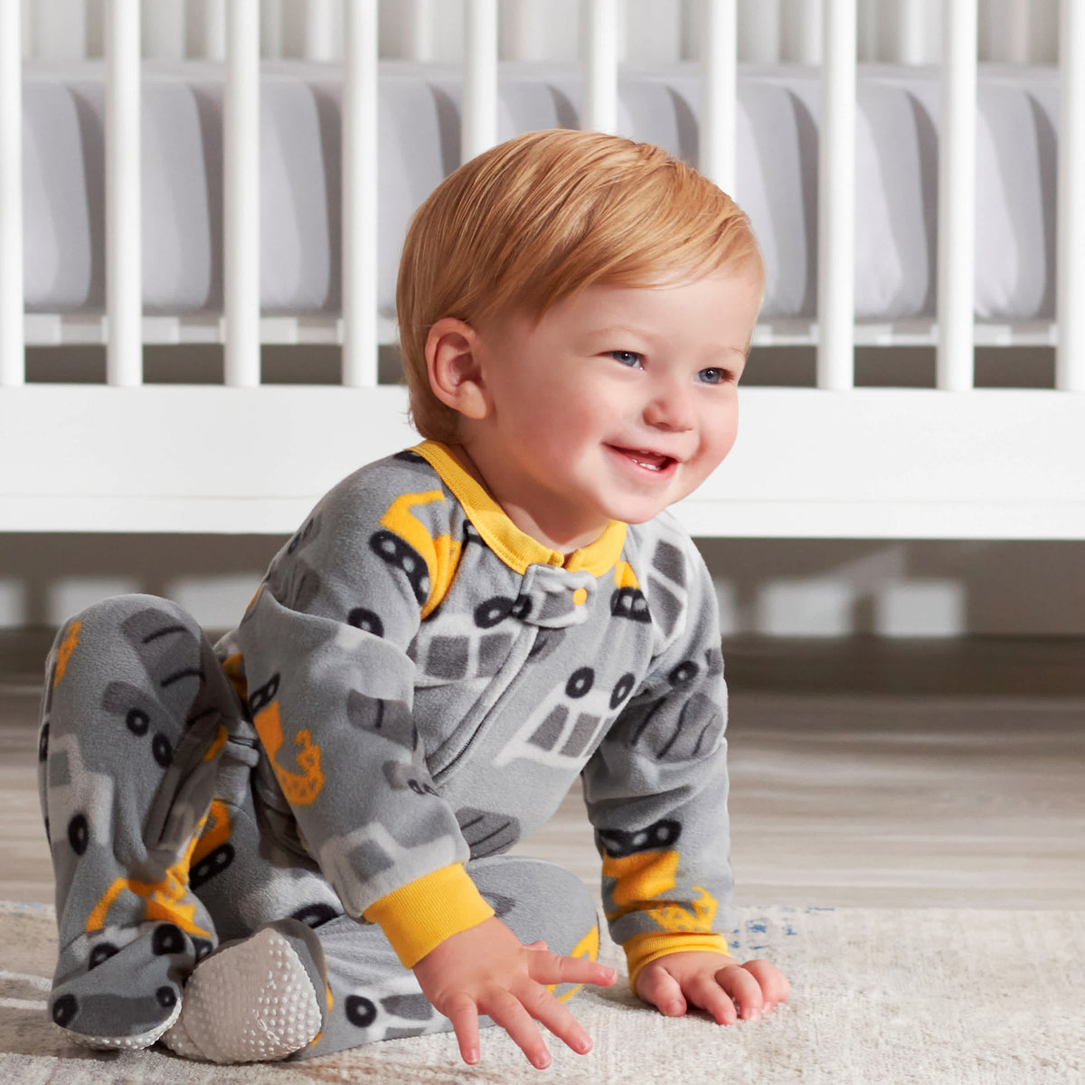 2-Pack Baby & Toddler Boys Trucks Fleece Pajamas, view 7