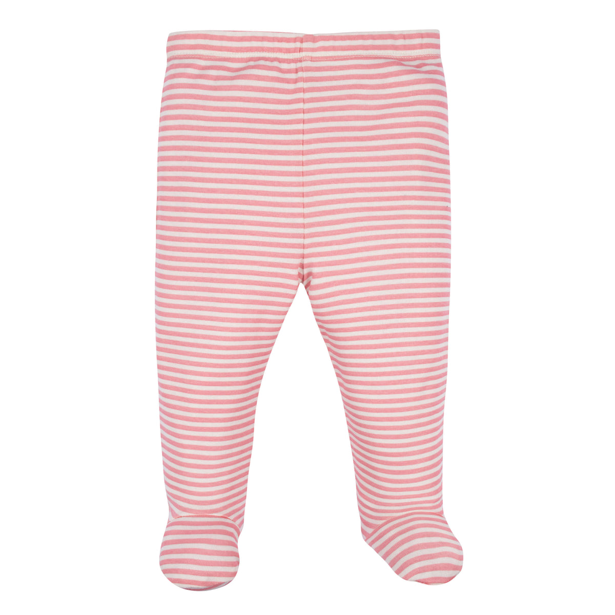 3-Piece Baby Girls Appley Sweet Long Sleeve Shirt, Footed Pant, & Cap Set, view 3