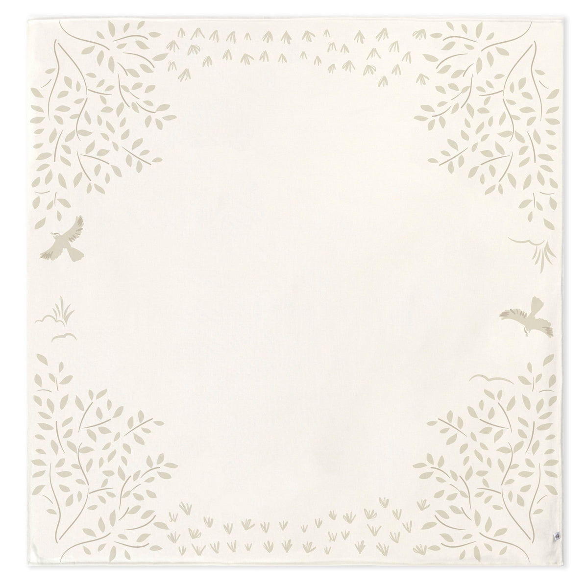 7-Piece Baby Neutral Tan Leaves Birds Milestone Gift Set, view 4