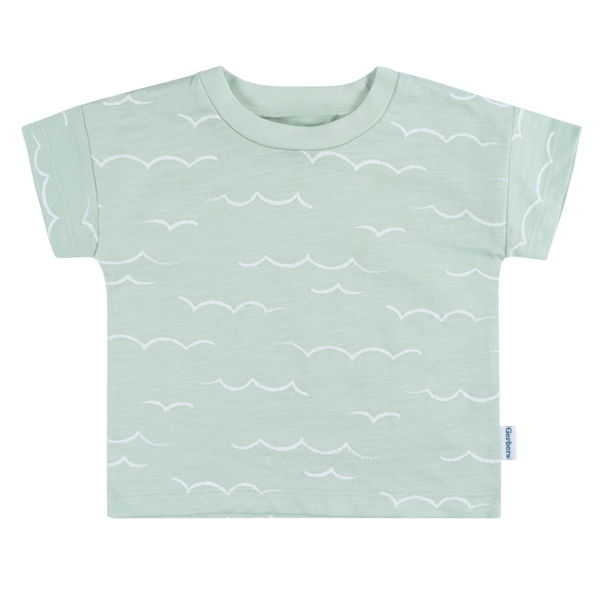 2-Piece Baby Boys Waves T-Shirt and Shorts, view 2