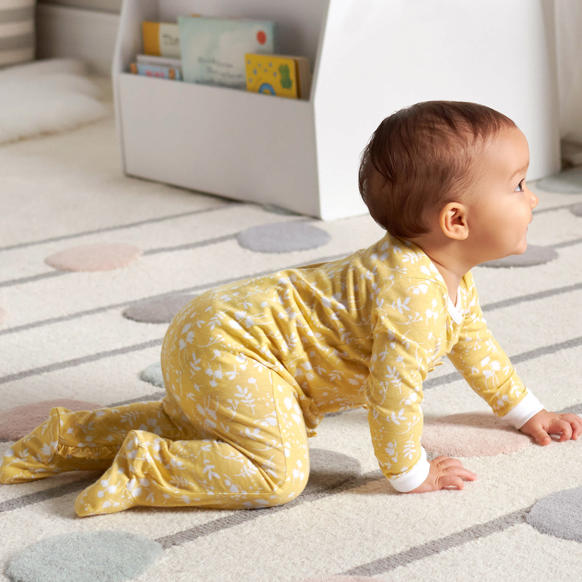 2-Pack Baby Girls Yellow Garden Sleep 'N Plays, view 2