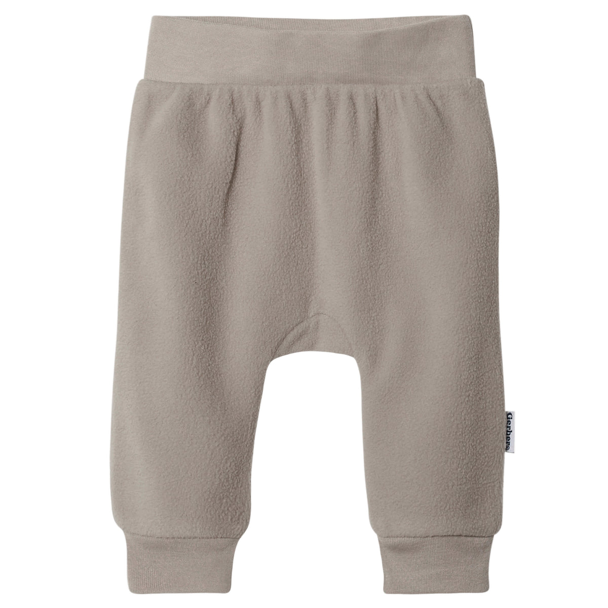 4-Pack Baby Neutral Brown Fleece Pants, view 4