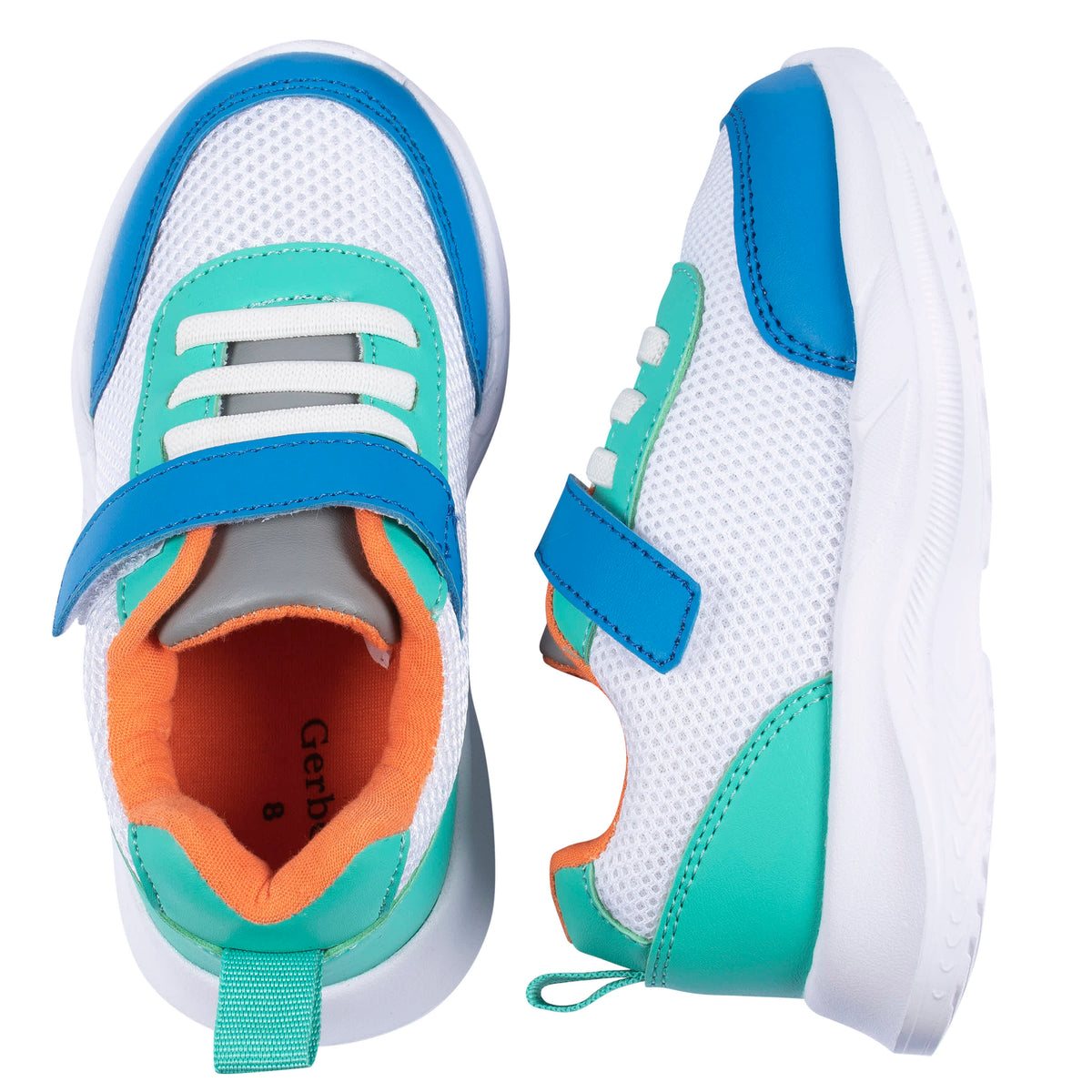 Infant & Toddler Boys Blue Colorblock Sneaker, view 2