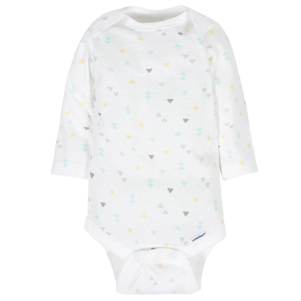 6-Pack Baby Neutral Animals Long Sleeve Onesies Bodysuits, view 7