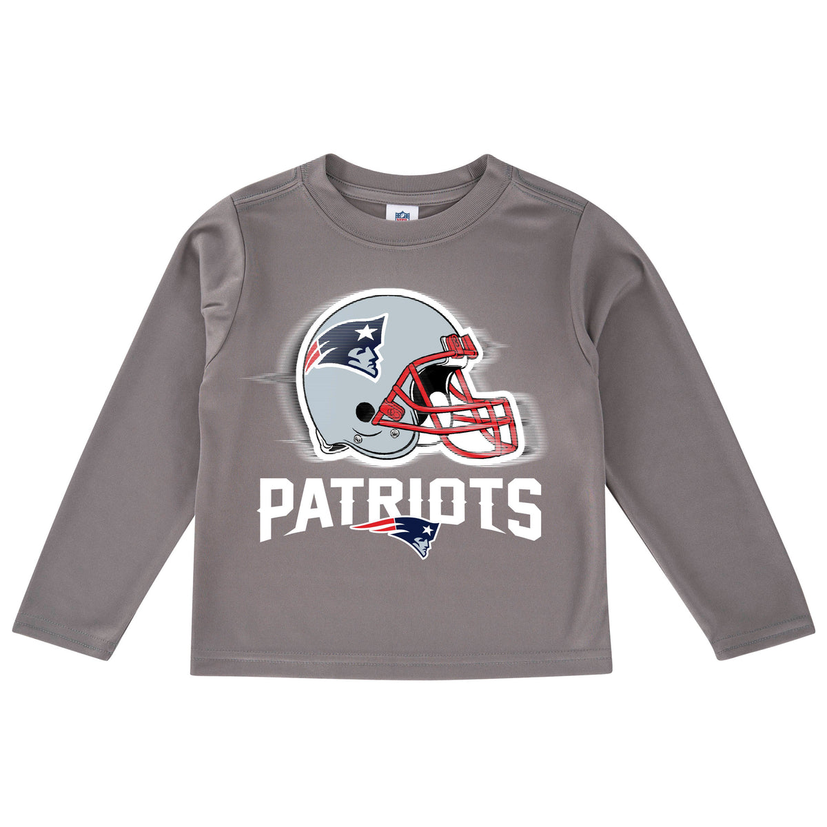 New England Patriots Toddler Boys Long Sleeve Logo Tee