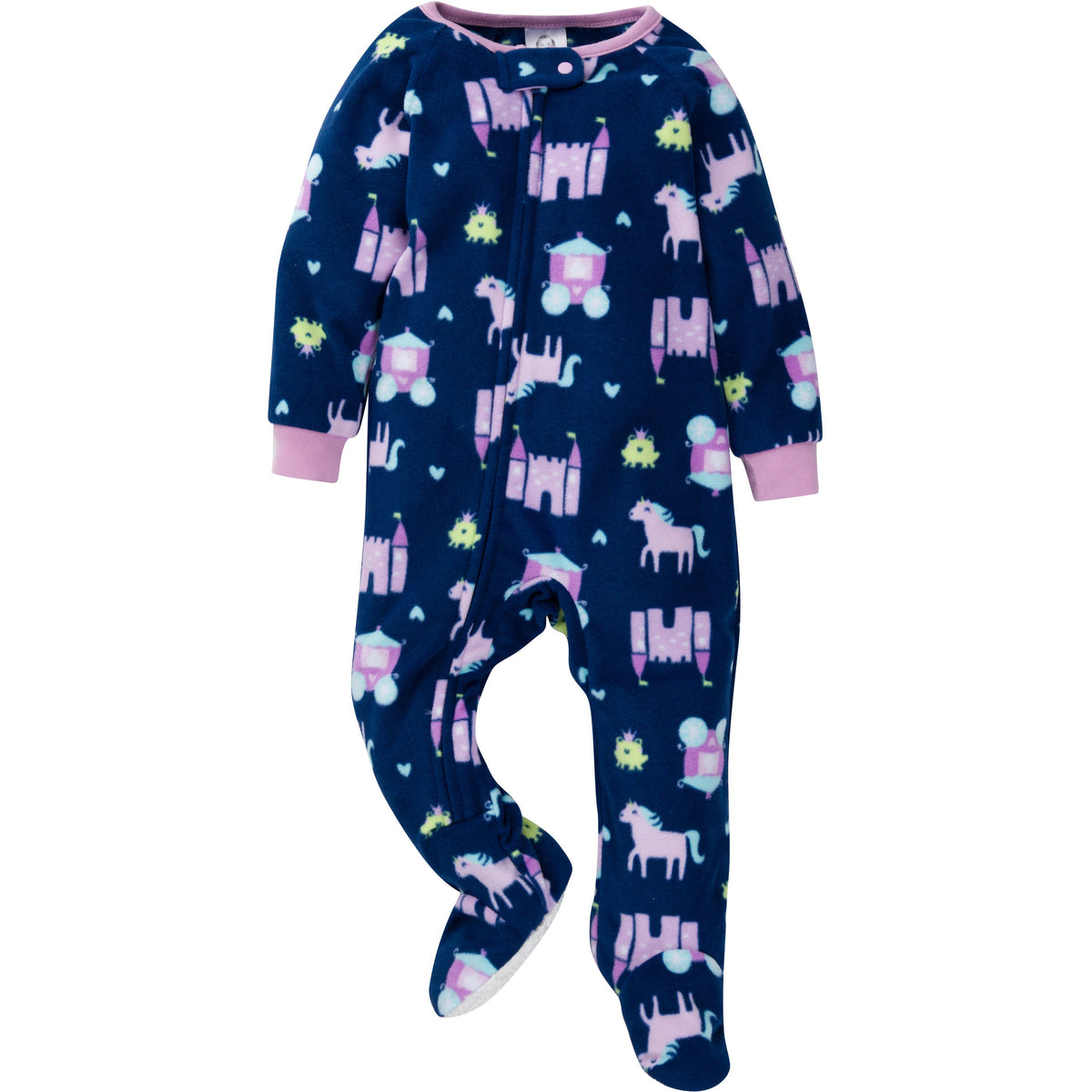 2-Pack Baby & Toddler Girls Princess Fleece Pajamas, view 2