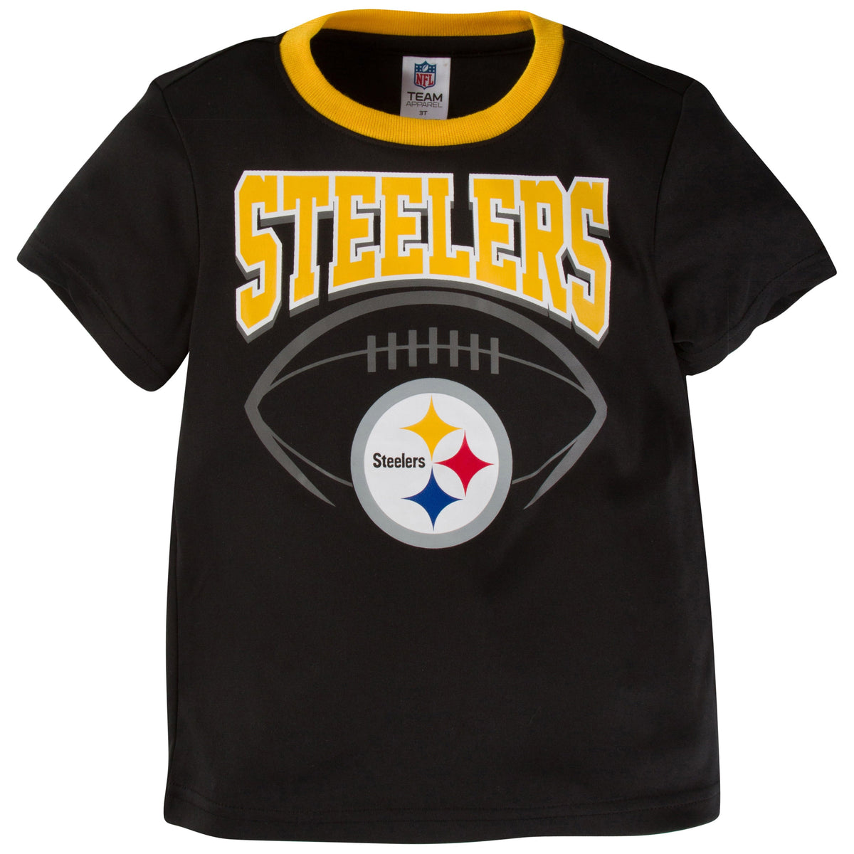 Toddler Boys Steelers Short Sleeve Performance Tee