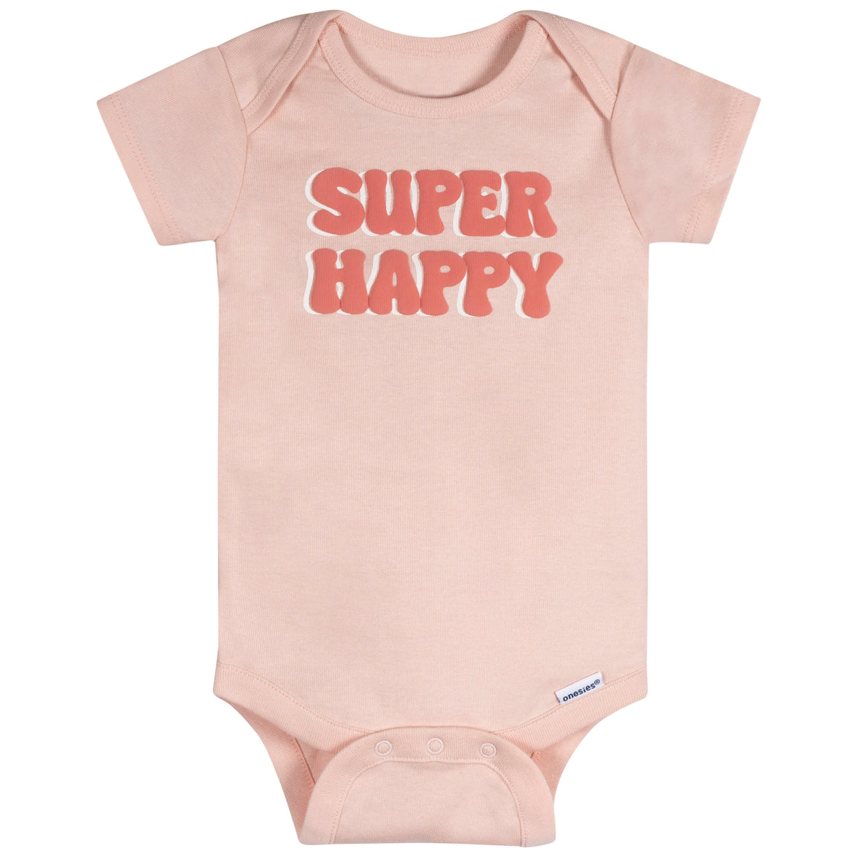 8-Pack Baby Girls Super Happy Onesies Bodysuits, view 9