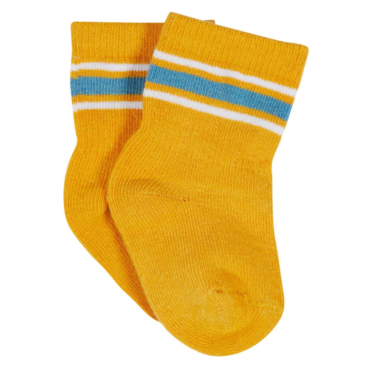 12-Pack Baby & Toddler Boys Construction Zone Jersey Crew Wiggle Proof Socks, view 13