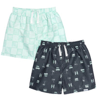 2-Pack Baby & Toddler Boys Surf Swim Trunks