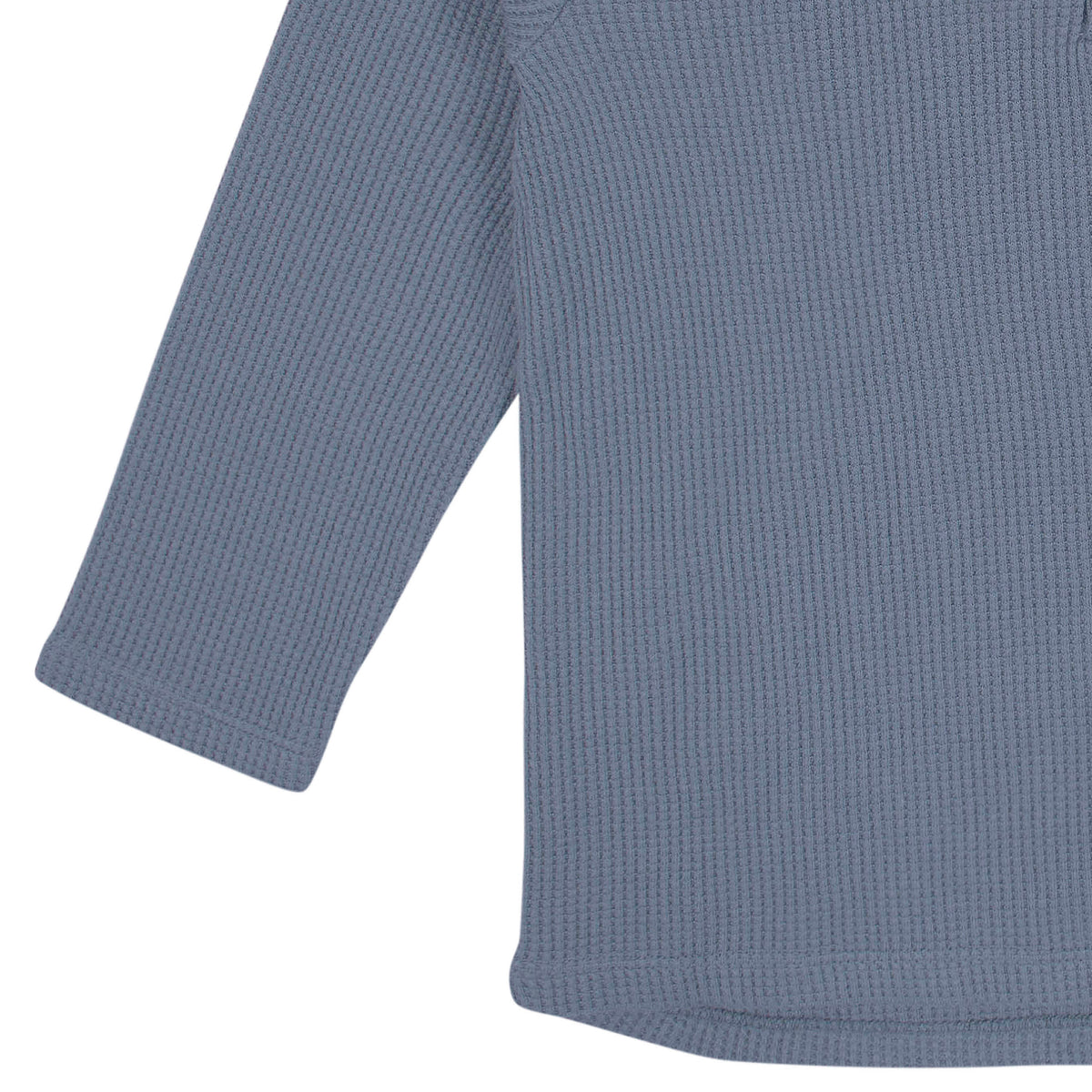 2-Piece Infant & Toddler Boys Dusty Blue Waffle Hoodie & Jogger Set, view 5