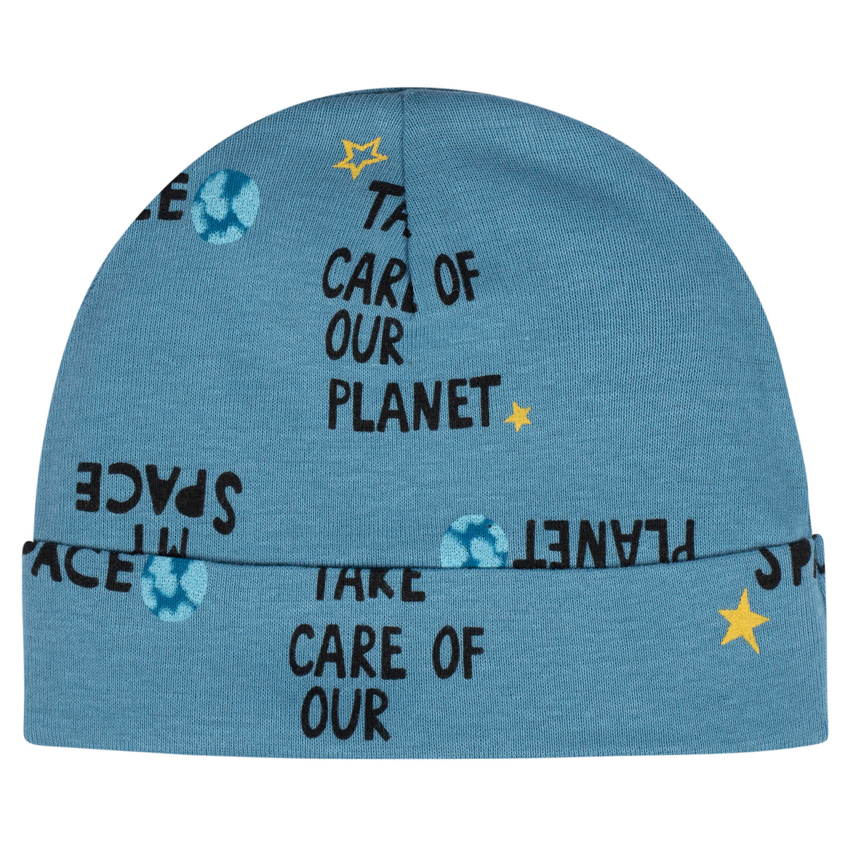 8-Piece Baby Boys Space Explorer No Scratch Mittens & Caps Set, view 6