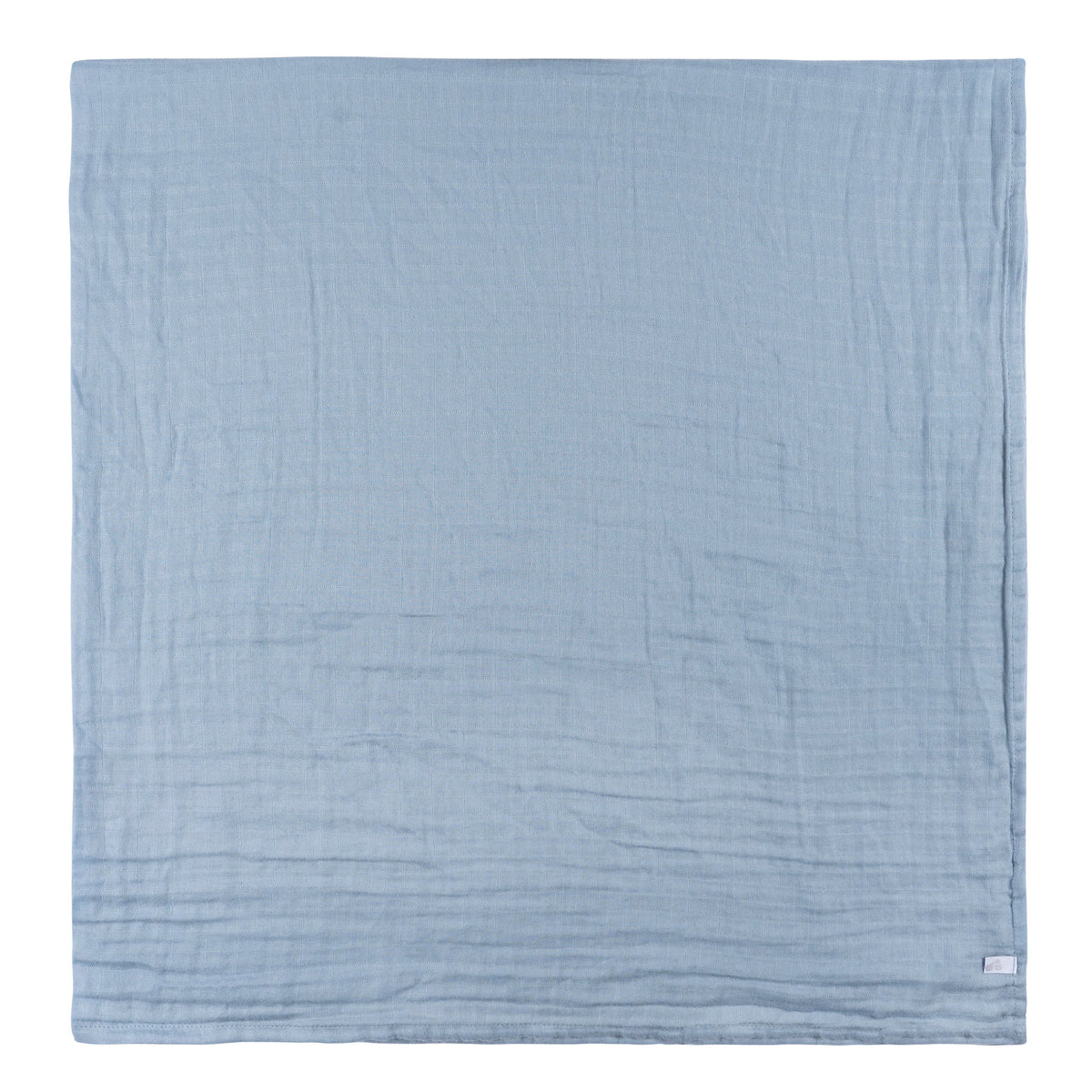 2-Pack Baby Boys Blue Leaf Muslin Swaddle Blanket, view 2