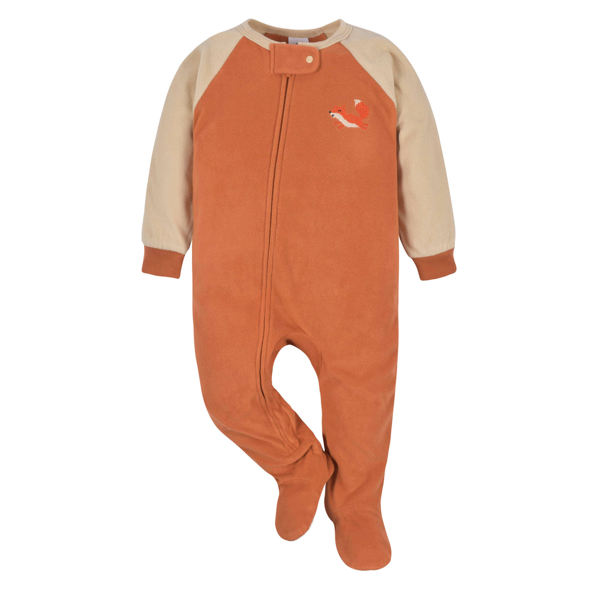2-Pack Baby & Toddler Boys Green Fox Fleece Pajamas, view 2