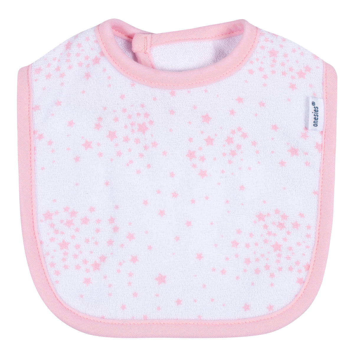 2-Pack Baby Girls Stars Dribbler Bibs, view 3
