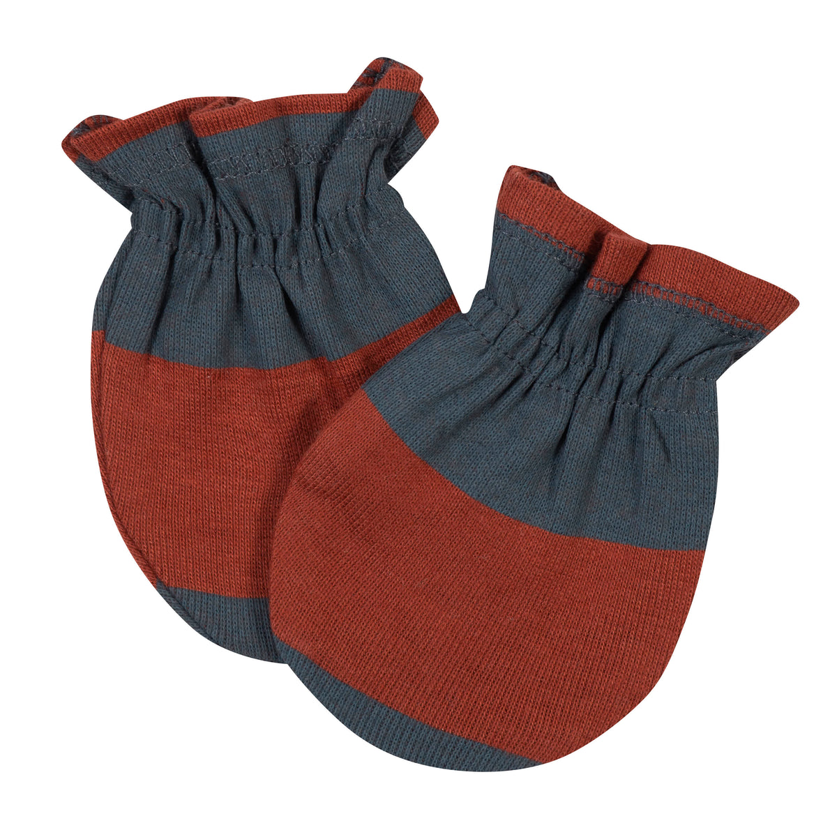 3-Pack Baby Boys Fox No Scratch Mittens, view 3