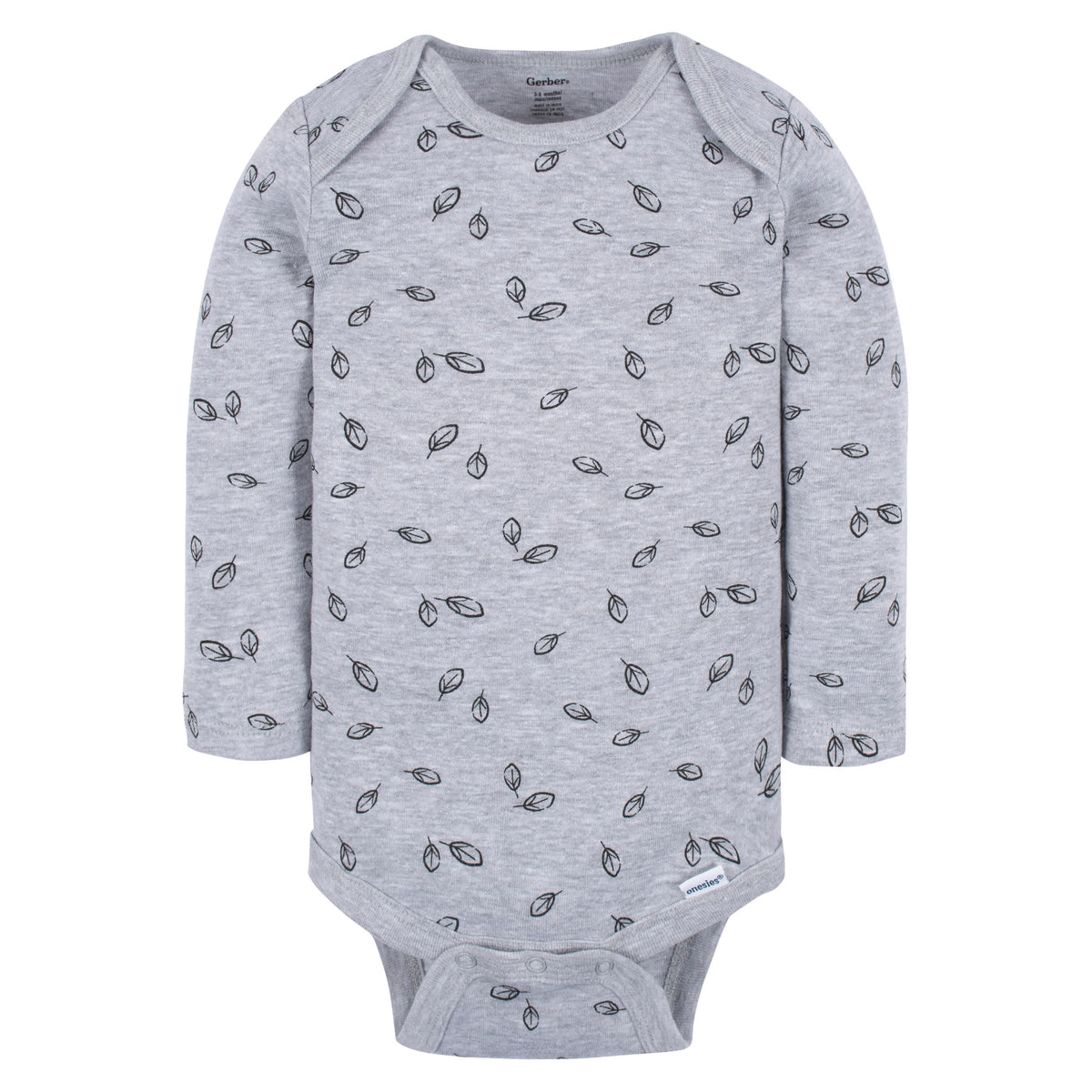 6-Pack Baby Boys Fox Long Sleeve Onesies Bodysuits, view 9