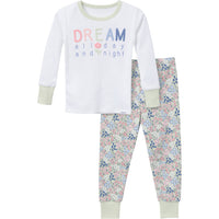 2-Piece Infant & Toddler Girls Ditsy Floral Long Sleeve Pajama Set