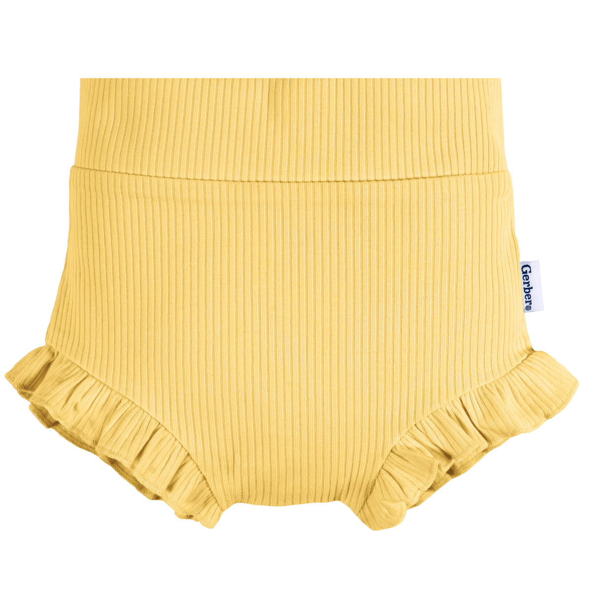 3-Pack Baby Girls Floral/Yellow/Green Bubble Short, view 4