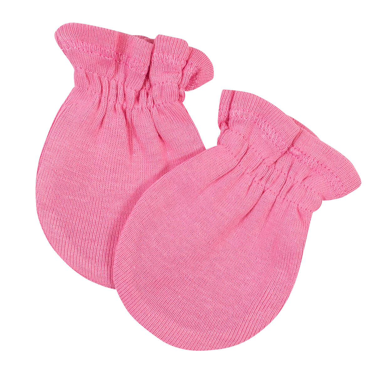 3-Pack Baby Girls Fox No Scratch Mittens, view 2