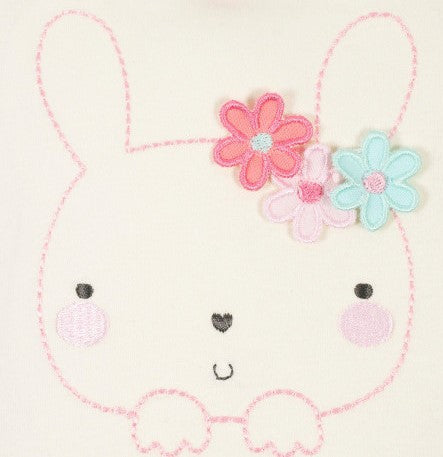 4-Piece Baby Girls Bunny Take-Me-Home Set, view 3