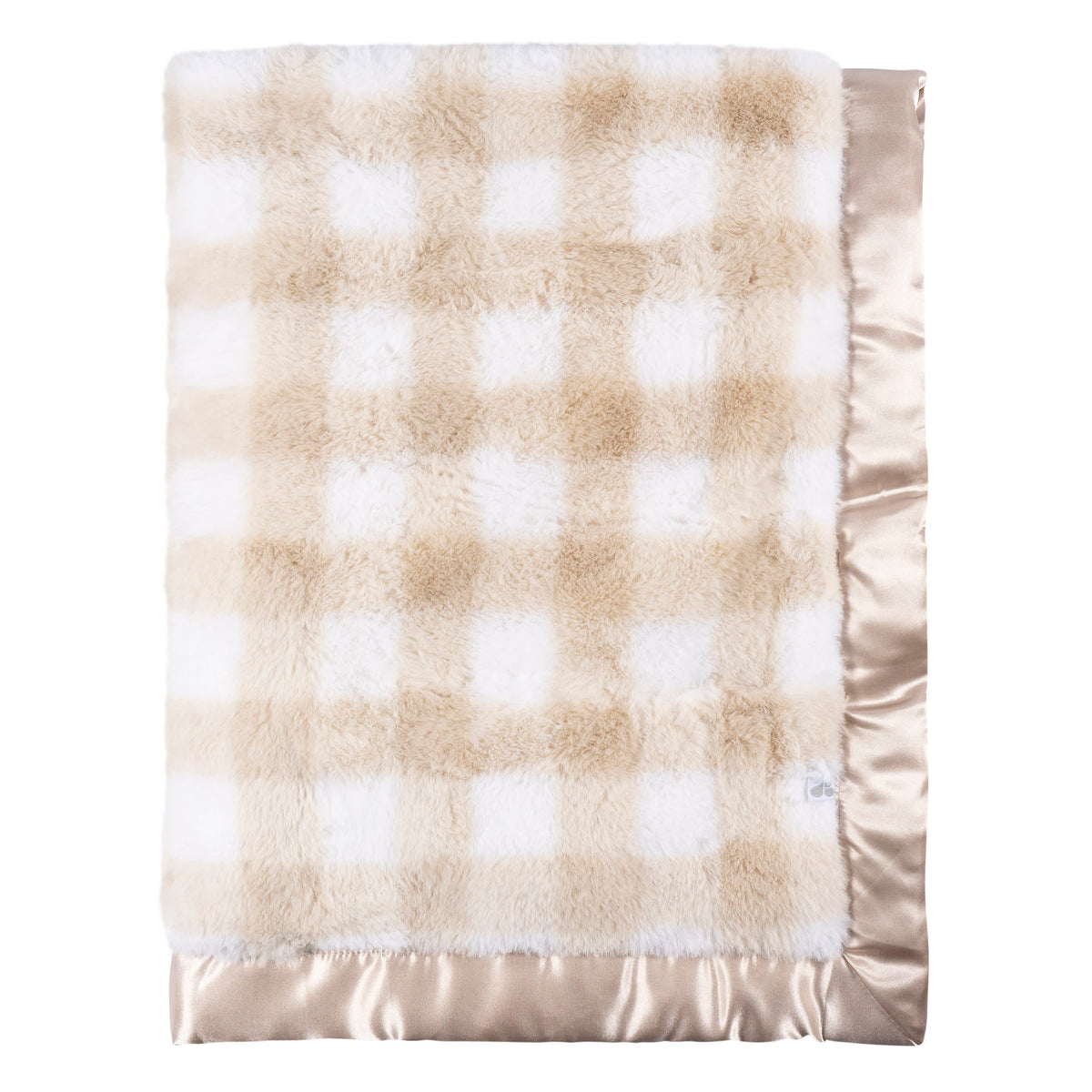 Baby Neutral Tan Plush Blanket, view 2