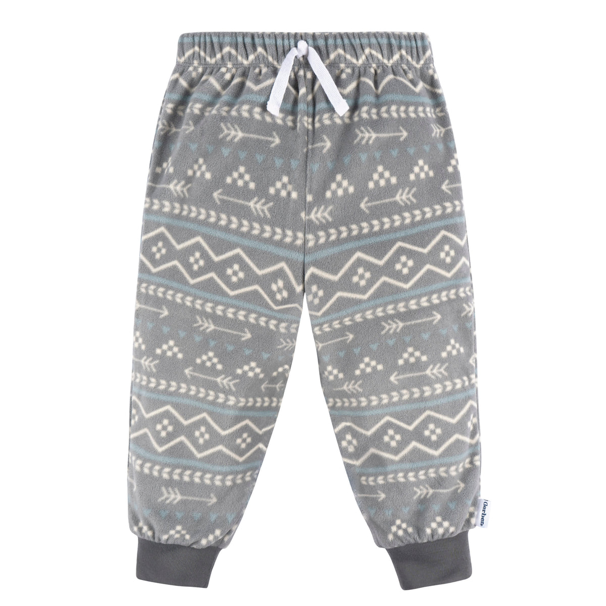 2-Piece Infant & Toddler Boys Fairisle Fleece Pajamas, view 5