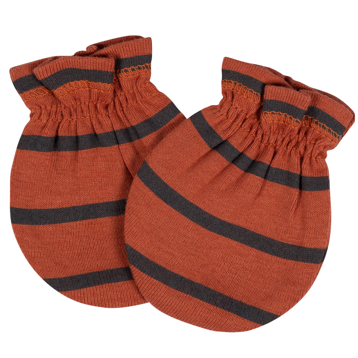 8-Piece Baby Boys Transportation Zone No Scratch Mittens & Caps Set, view 3