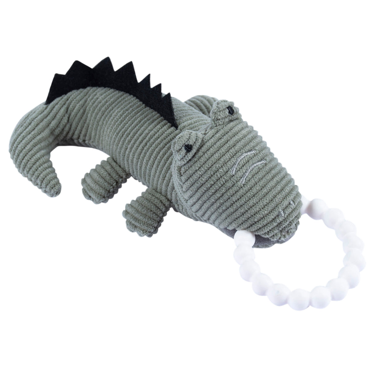 2-Piece Baby Cheetah & Crocodile Rattle and Teether Set, view 7