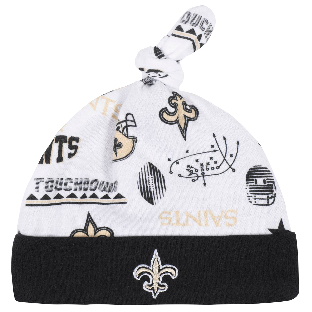 3-Piece Baby Boys Saints Bodysuit, Sleep 'N Play, and Cap Set, view 2