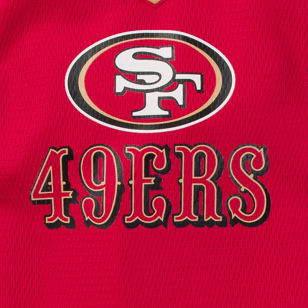 Baby Boys 49ers Short Sleeve Jersey Bodysuit, view 3