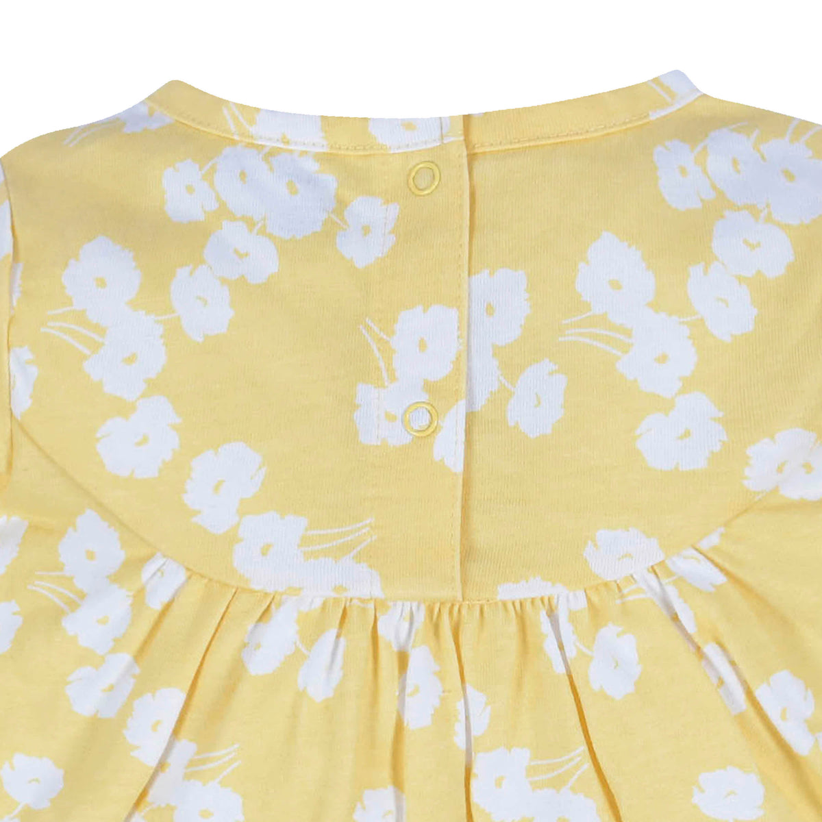 2-Piece Baby & Toddler Girls Golden Flowers Long Sleeve Dress & Leggings Set, view 3