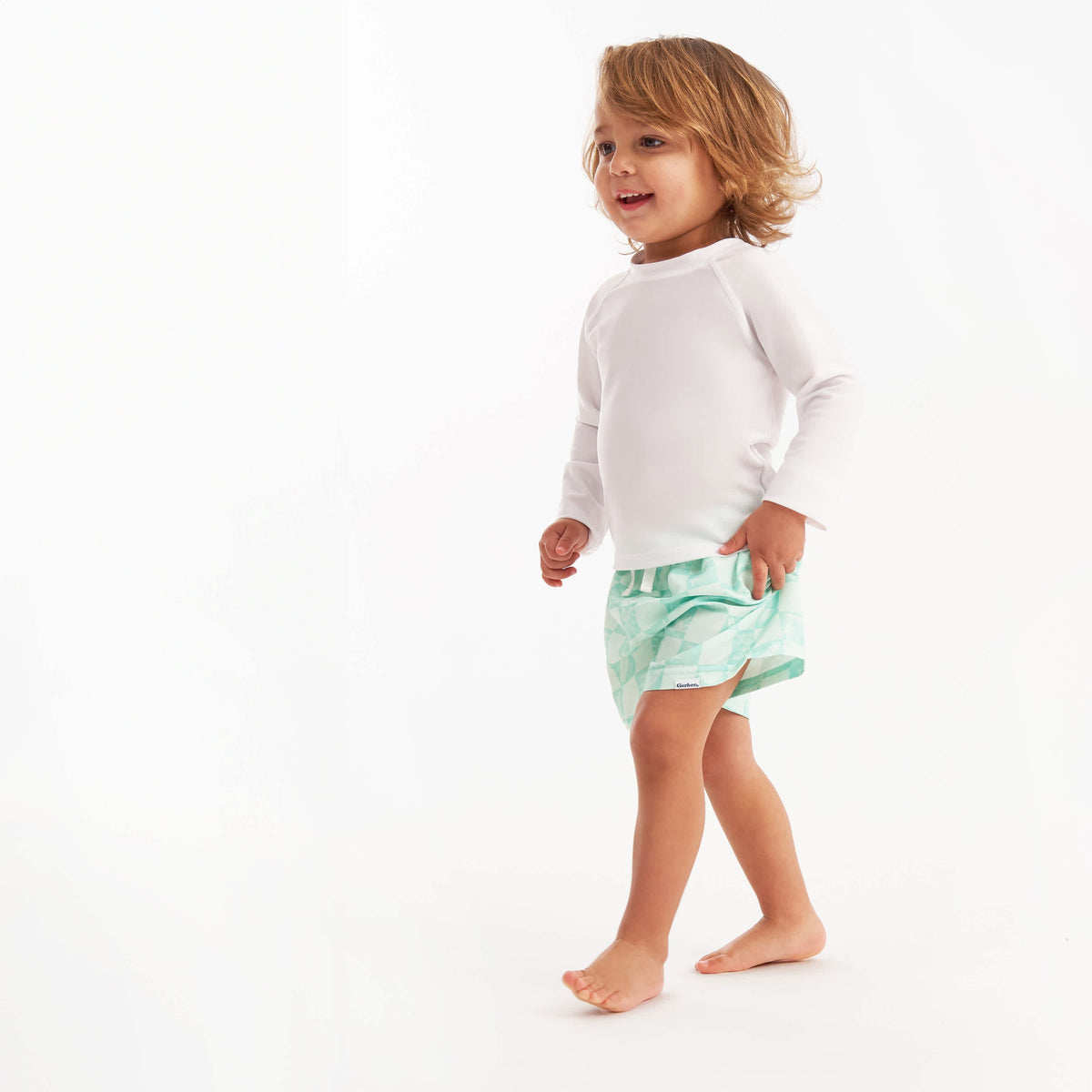 2-Pack Baby & Toddler Boys Surf Swim Trunks, view 2