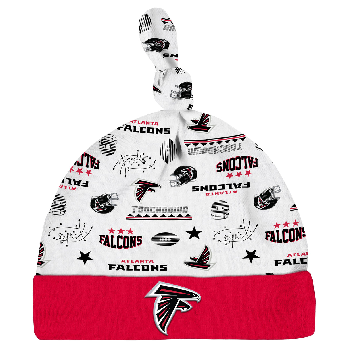 3-Piece Baby Boys Atlanta Falcons Bodysuit, Sleep 'N Play & Cap Set, view 3