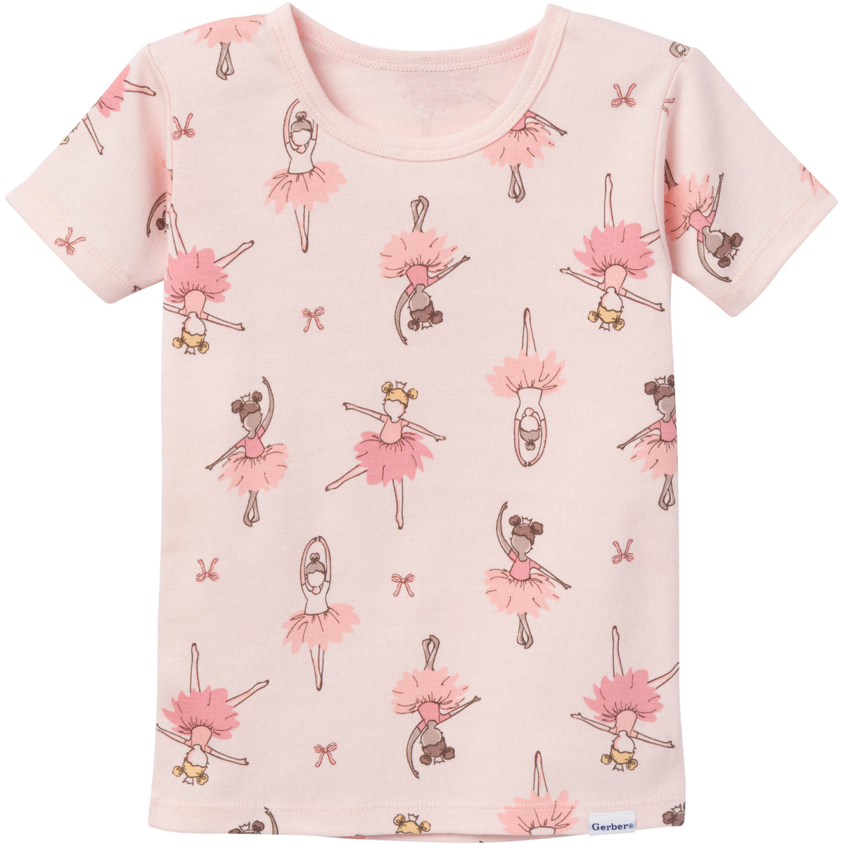 4-Piece Infant & Toddler Girls Ballerinas Pajamas Set, view 4