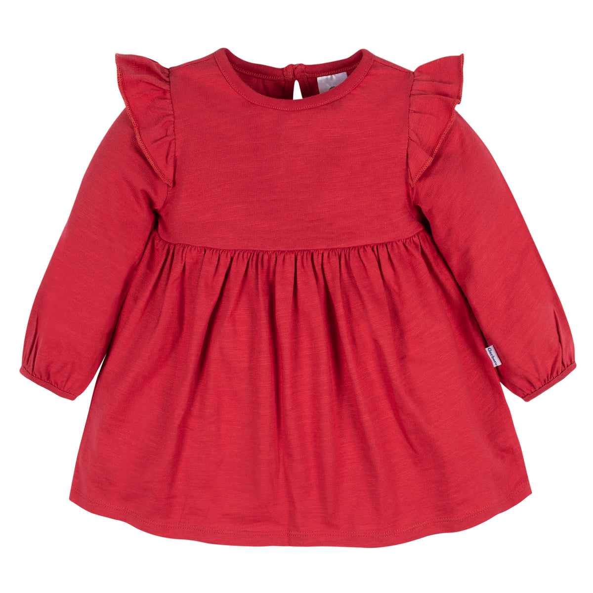 2-Pack Baby & Toddler Girls Holly Berries Babydoll Dresses, view 5